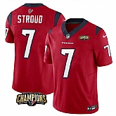 Men & Women & Youth Houston Texans #7 C.J. Stroud Red 2023 F.U.S.E. AFC South Champions Patch Vapor Untouchable Limited Stitched Jersey,baseball caps,new era cap wholesale,wholesale hats